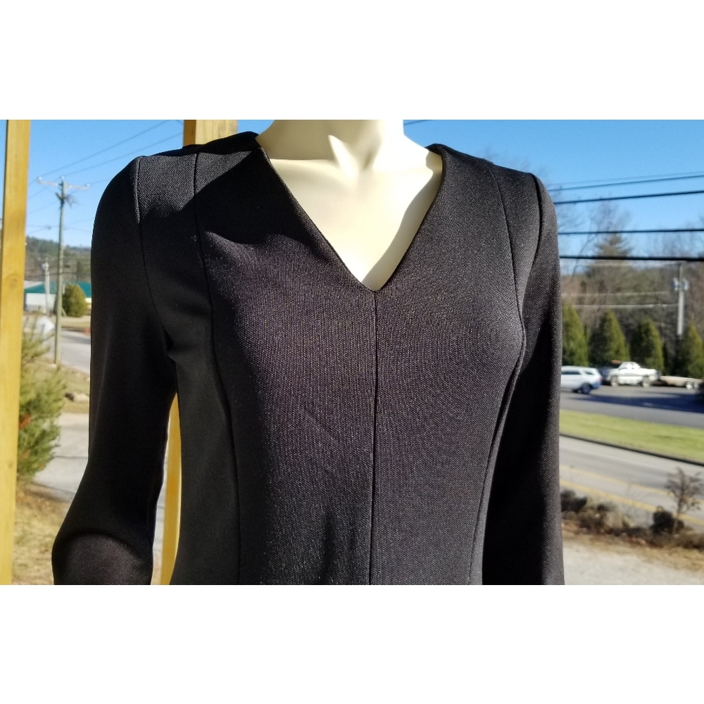 Pepe Runa A-Line, V-neck Dress, Black, M NWT ✔️ - Picture 3 of 8